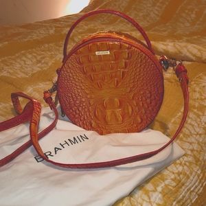 Round like new Brahmin bag